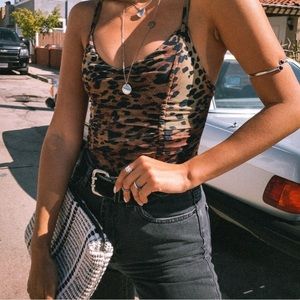 Out From Under Leopard Bodysuit